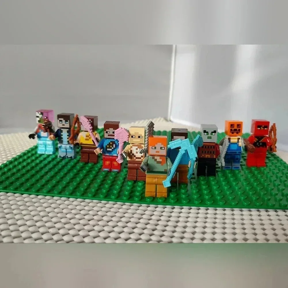 Custom Minecraft Minifigures Set of 10
